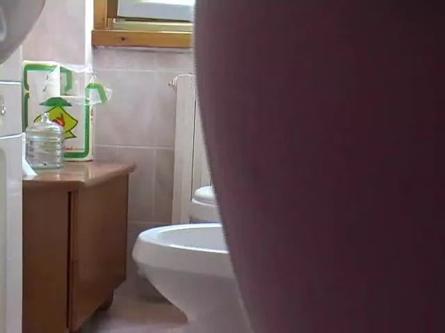 640px x 480px - XXX lady shitting in toilet