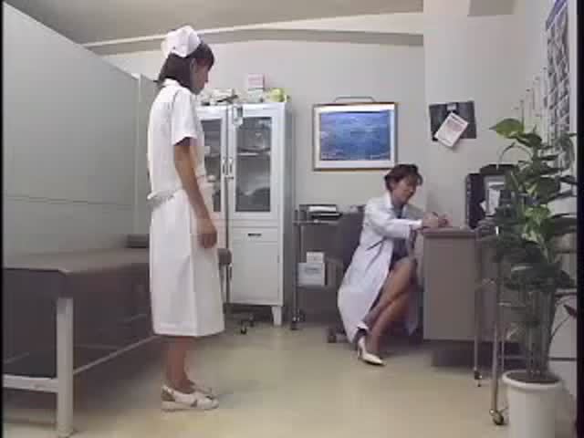 Japanese nurse shits in her panties